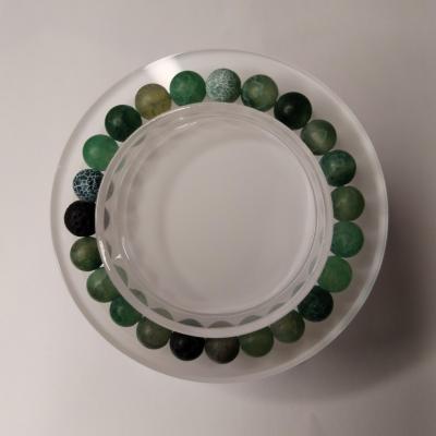 Bracelet en pierre naturelle perlée verde